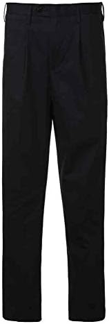 Alexanders of London 2 Ply Luxury Single Pleated Chinos/Trousers- Navy - Size 52/34