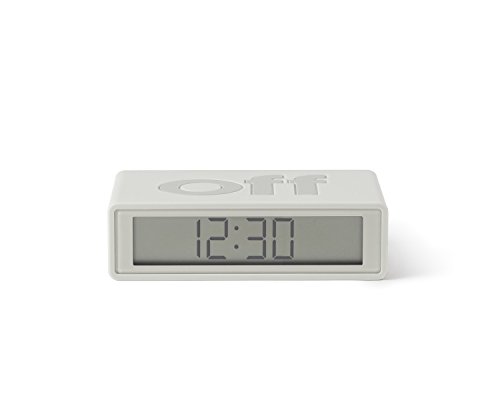 Lexon LR143W7 Wecker, ABS, Gummi, Mastic-Weiß, 8, 3 x 5, 2 x 2, 4 cm - 2