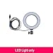 Price comparison product image Bloomerang Dimmable LED Ring Light Photo Studio Video Light Annular Lamp w Tripod Selfie Stick for Makeup Live Steam Instagram YouTube Color Silver