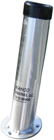 WAHOO SURFACE MUNT ROD HOLDER 15 DEGREE ANODIZED