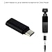 Produktbild TAOtTAO Typ C USB C auf 3,5 mm Audio-Adapter für externes Mikrofon für Osmo Pocket Audio-Port-Adapter (Typ C bis 3,5 mm) (Kunststoff) (A)