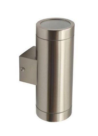 LED Aussenlampe Aussenleuchte Up & Down 2x3W warmweiß IP44 GU10 21cm Außenlampe