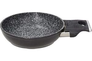 Tognana EGG PAN CM 16 SPHERA SPHERA, 5.3 litri, Antiaderente, Padella per uova da 16 cm a forma sferica, Nero