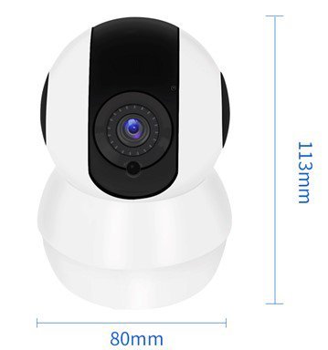 Preisvergleich Produktbild 1080P Überwachungskameras Fernüberwachung Überwachungskameras Nachtsicht Überwachung Netzwerk Kameras Heimüberwachung 2 Megapixel Pflege Haustier Aufenthalt Guardian Kamera Überwachungskamera Wireless mit iPad / iPhone / Android Allgemeine Gerät kompatibel, Hommie, Weiß