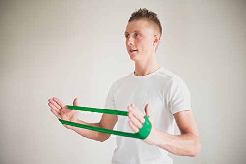 Sport2People Fitnessbändern Loop Set für physikalische Therapie. Elastikband für Sport, Bewegung, Fitness. Resistance bands aus Naturlatex. Trainingsband zum Dehnen und anstrengende Krafttraining - 9