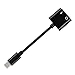 Produktbild Gazechimp Premium USB C Kopfhörer Adapter 3.5mm Konverter \u0026 Ladekabel Für Android - Schwarz