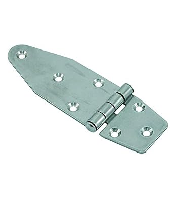 EUROMARINE Charnière Inox par 2 semi ovale