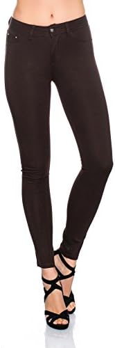 Fashion women's Jeggings hipsters leggings, stretch slim fit, very comfortable -  Brown - 10