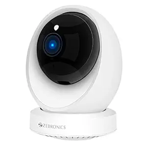 ZEBRONICS ZEB-HA2NW10M-PT-HYC Home Security Camera Supporting Two-Way Audio Communication , Smart Tracking, FACE /Sound Detection