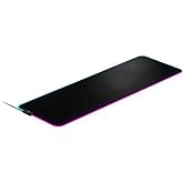 Steelseries Qck Prism Cloth Oyuncu Mouse Pedi, 2 B&ouml;lgeli RGB Aydınlatma, Ger&ccedil;ek Zamanlı Etkinlik Aydınlatması, Boyut: XL