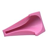 patron zapato bebe fondant Flexible y reutilizable LYNCH 3D Stilleto El tacón alto Moldes Señora del zapato molde de silicona para la decoración de la torta de boda,Rosa