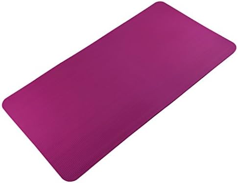 Zheng Hui Shop Thick non-slip yoga mat purple rectangular sports mat, suitable for women's sports, yoga, Pilates (11mm)