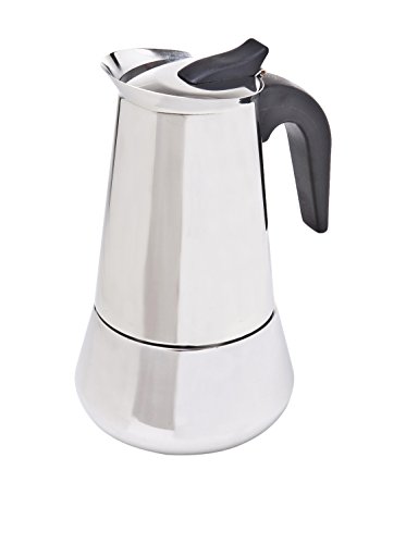 détail Jomafe Coffeexpress Cafetière italienne à induction 9 tasses argent métallique