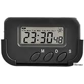 SUWORS Digital Desk Clock &ndash; Alarm, Stopwatch, Pomodoro Timer, Ultra Compact Design, Student, Office and Soldier Use