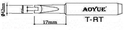 Aoyue Slot Type Soldering Tip T-RT