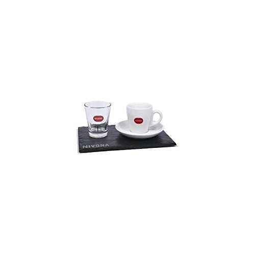 Preisvergleich Produktbild Nivona Espresso Set Tasse Glas Tablett