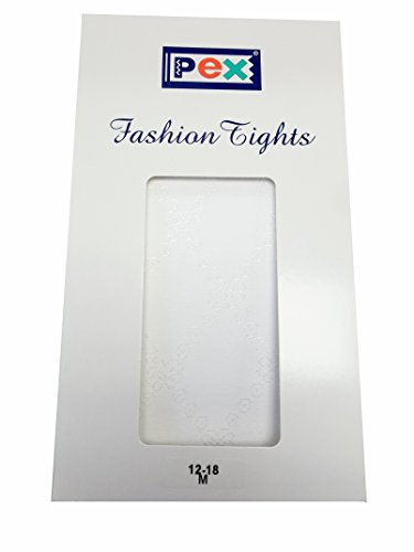 Girl Tights (0-6 Month, WHITE)