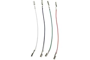 MORNINGMO 3/4PCS Cartuccia Universale Cavo Phono Cavi Intestazione Fili per Giradischi Phono Headshell Accessori per Giradischi Phono Headshell