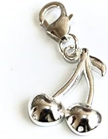 Genuine Silver 925 Cherry Clip on Charm Pendant A10C