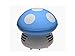 Produktbild Tragbare nette Pilz Schreibtisch Reiniger Mini Staub Vakuum Sammler (blau)