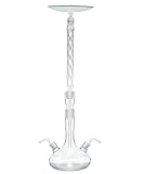 Dschinni Skyline Helix | Glas-Shisha mit Schliffverbindung und Helix Rauchsäule - Wasserpfeife