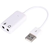 Harici Kablolu 7.1 Usb Ses Kartı 3.5mm Mikrofon &Ccedil;evirici D&ouml;n&uuml;şt&uuml;r&uuml;c&uuml; Adapt&ouml;