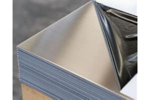 Imar srl LASTRA ACCIAIO INOX 304 LUCIDO DIMENSIONE 30 x 30 cm FOGLIO LAMIERA (Spessore 2 mm)