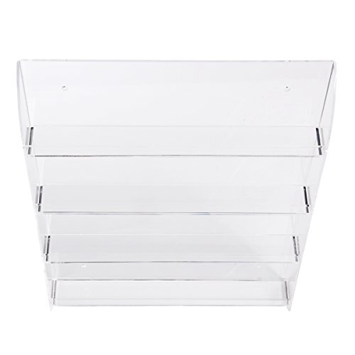 MAKARTT 4-Schichten Regale-Set Acryl Nagellack Rack Aufbewahrungsbox Ausstellungsstand 33-45 Flaschen - 8