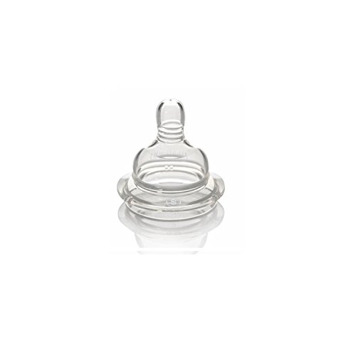 Mamajoo BPA Free Silicone Bottle Teats with Storage Box for Babies (0 Plus Month, Small, Pack of 2)
