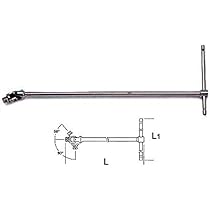 Set 3 Chiavi A T Snodate | 1/4, 3/8, 1/2 Pollice | Manico Scorrevole 45cm | Per Spazi Stretti | Acciaio Resistente - Foto 10