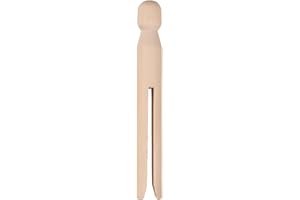 Rayher Pinzas madera ropa, bolsa 50 ud, 11 cm, para manualidades y decoración, 64591505