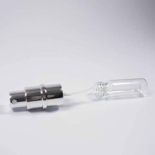 Reise Parfüm-Zerstäuber Flacon leicht nachfüllbar und perfekt für unterwegs / Reise leere Sprühflasche aus Aluminium 10ml Parfum-Zerstäuber Set in 2 Farben schwarz silber - 5