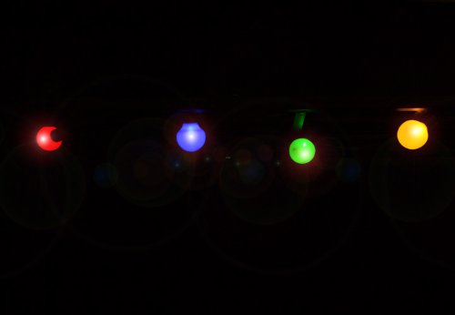 20er LED Lichterkette Partybeleuchtung Energiesparbeleuchtung Biergarten Bunt - 2