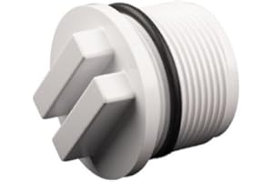 Divers Hayward - Bouchon de vidange de Piscine avec Joint torique - 1-1/2 - Blanc - SP1022CE