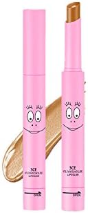 Cute Smile Pattern Mermaid's Lipstick 8 Colors Moisturizing Long Lasting Lip Balm Waterproof Lip Makeup of Mety Angel (6#Pumpkin Color)