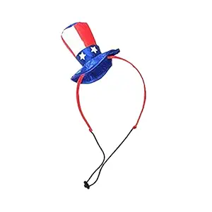 Uncle Sam 4th of July Hat for Large Dogs Headband by Midlee