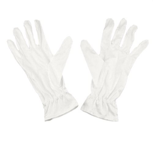 Weiß Mikrofaser Staub Proof Jewelry Silber Inspektion Arbeiten Handschuhe