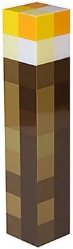 Minecraft Light Up Torch Lamps Nightlight Mine Craft Handheld Wall Mountable Night Lamp Think Geek