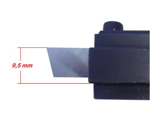 PAULIMOT Abstechstahl-Halter + HSS-Messer Schaft 10 mm - 3