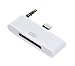 Produktbild Audio Adapter 8 pin zu 30 pin weiß f iPhone 5 5S 5C iPod Touch 5 Sound Dock