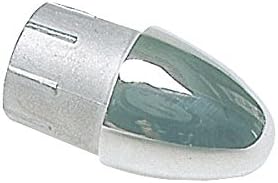 Terminal AISI 316 Polished Stainless Cap for Pulpit Boat Safety Handrail – microfuso for Tube Diameter 22 mm