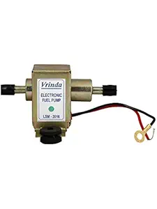 Vrinda VRP-06 Universal 12V Low Pressure Electronic Fuel Pump for Petrol and Diesel Cars