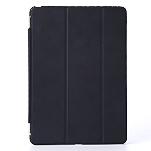 iMusi iPad Pro 9.7 Hülle Schutzhülle Klapp Tasche Abdeckung Ledertasche für mit Automatischen Schlaf / Wach – Schwarz - 2