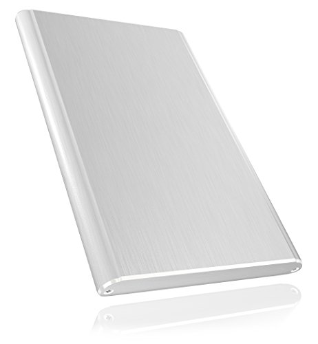 Icy Box IB-243U3 Externes Gehäuse für 2,5″ (6,35 cm) SATA HDD/SSD (Bauhöhe bis 7 mm) mit USB 3.0 Anschluss (UASP), SATA III, Aluminium, silber - 4