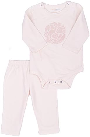 Oceankids Baby Girls' Ivory Jumpsuit New Born Infant Long Sleeve Romper Set 9M 6-9 Months