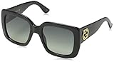 gafas gucci mujer graduadas Protective case included Gucci GG0141S 001 Gafas de sol, Negro (Black/Grey), 53 para Mujer
