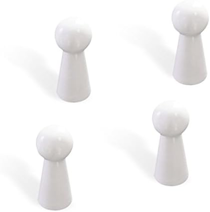 4PCS No Trace Stick Solid Wood Hooks Creative Wall-mounted Decorative Hooks Bedroom Door Coat Hooks,E