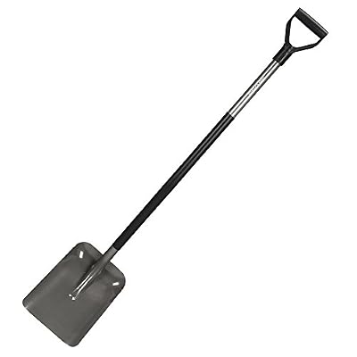 Fiskars Pelle, Largeur: 23,5 cm, Longueur: 132 cm, Manche et tête en acier, Noir/Gris, Ergonomic, 1001579