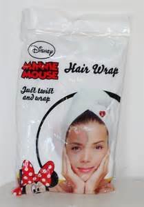 Disney Minnie Mouse White MicroFibre Hair Wrap