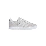 Cierre Cordones adidas Gazelle J - Zapatillas de Deporte Unisex Niños, Blanco, 35 1/3 EU